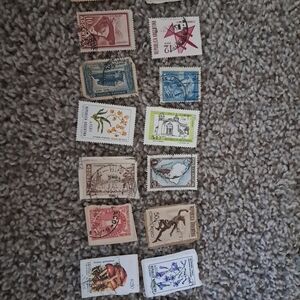 Vintage Stamp Art Poster